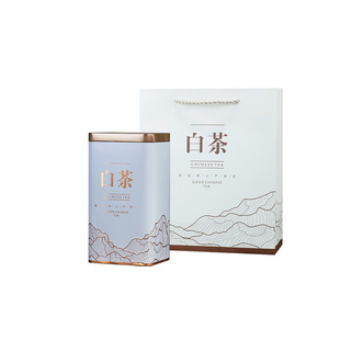 新款白茶茶叶罐包装盒空礼盒半斤一斤装黄金芽通用铁罐空罐储茶罐