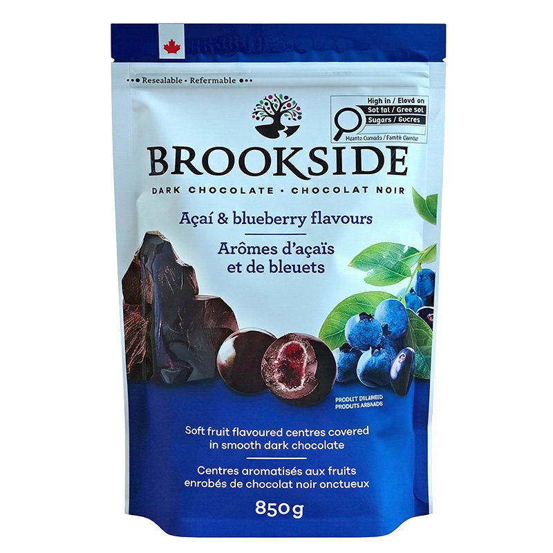 贝客诗brookside蓝莓黑巧克力豆