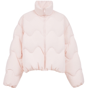 Vero Moda羽绒服2025冬季新款90白鸭绒宽松纯色短款外套325423010