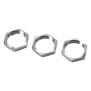 304不锈钢六角薄螺母根母水箱接头锁片龙头锁紧并帽英制管纹螺帽