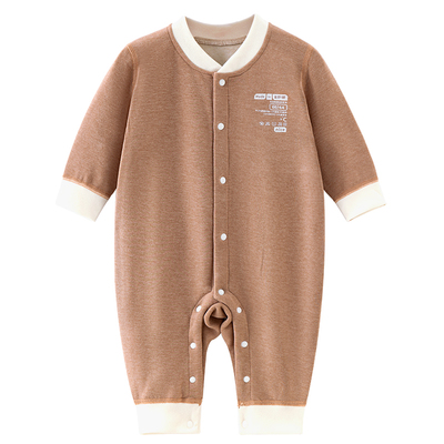 【绵羊毛桑蚕丝】婴儿连体衣春秋