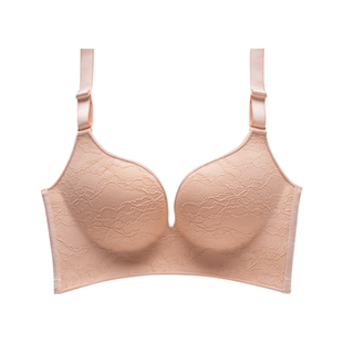 歌瑞森官方正品时光秘密蕾丝无钢圈文胸调整聚拢收副乳内衣胸罩女