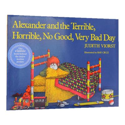 英文原版 AlexanderandtheTerrible,Horrible NoGood VeryBad Day亚历山大糟糕透顶的一天 汪培珽推荐绘本