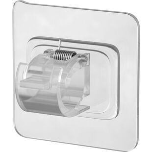 免打孔安装支架粘贴式帘杆挂钩窗帘杆夹固定器横杆门帘伸缩杆粘钩