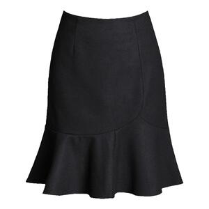 高端毛呢鱼尾半身裙子女春秋季2025年新款高腰显瘦一步包臀裙短裙