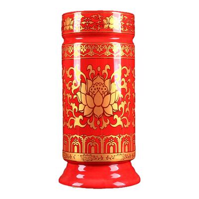 上供插香陶瓷真金系列香桶