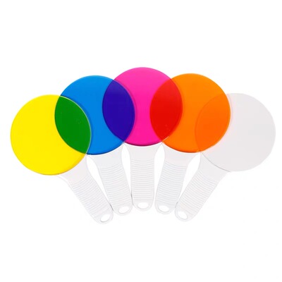 幼儿科学实验彩色透光片小中大班