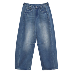 木子理想胖mm大码加绒牛仔裤