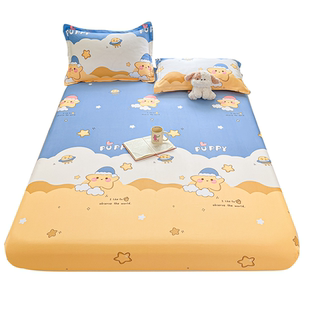 纯棉床笠单件100全棉床罩床垫保护罩全包儿童防滑隔脏床单床套罩