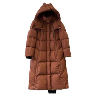 东北极寒加厚羽绒服女士长款过膝哈尔滨超厚零下40度防寒服冬季