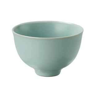 青澹汝窑主人杯单杯陶瓷品茗杯复古茶盏景德镇汝瓷茶杯开片礼盒装