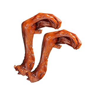 【当天新鲜卤制】嘉之派潮汕鹅掌卤味潮州特色美食卤水鹅黑棕鹅掌