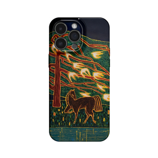 池边马~小众抽象艺术ins适用苹果17promax手机壳iphone16华为nova14小米15opporeno13油画风vivox200一加ace5