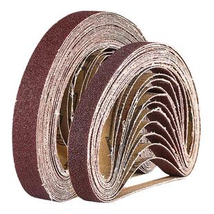 气动砂带机砂带10*330mm金属打磨抛光除锈纱布带圈20*520mm砂纸带