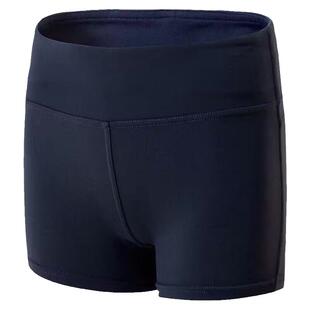 健身女孩收腹提臀瑜伽短裤高腰弹力蜜桃显瘦跑步运动齐臀三分裤新