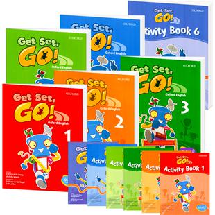 get set go 牛津幼儿英语教材 getsetgo 3-6岁 幼儿园儿童启蒙1-6