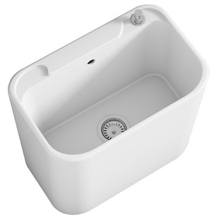 加高加深家用洗拖把池阳台大号拖布池卫生间落地式小号墩布池