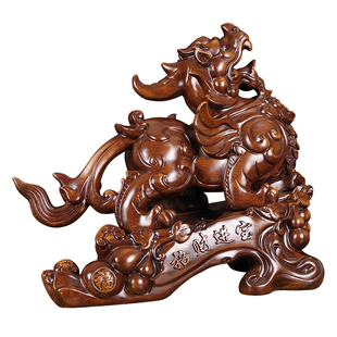 招财貔貅摆件公母一对客厅酒柜办公室桌开业礼品酒店收银台礼物