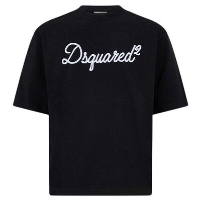 DSQUARED2/D2次方 2026春夏男士宽松简约T恤上衣