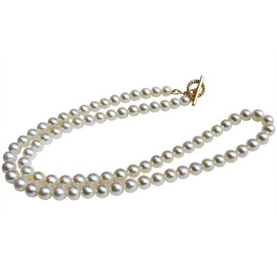 天然淡水真珍珠百搭小米圆珠项链