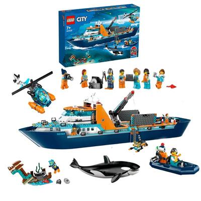 乐高极地科考巨轮船可漂浮