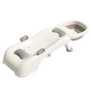 小沐马儿童洗头躺椅宝宝洗头神器可折叠女童洗头床家用小孩洗头凳