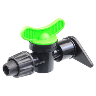 16mm滴灌带旁通阀喷灌带主管滴水带分水开关草莓软管软带锁扣接头