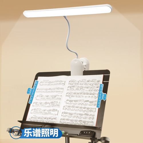 LED乐谱灯夹子灯练琴专用台灯谱架灯可夹可立充电插电护眼宿舍