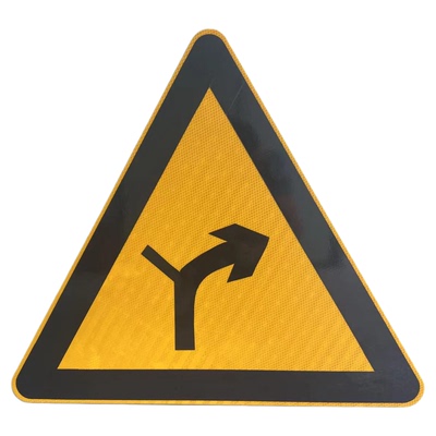 定制指示三角反光限高交通标志牌
