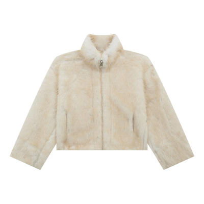 橘子树在哪儿高级感皮毛一体外套