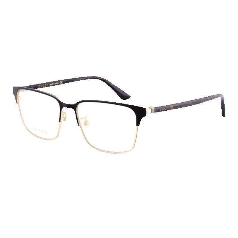 GUCCI古驰眼镜金属商务眉线近视