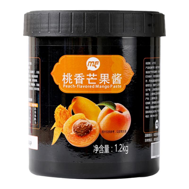 蜜粉星座桃香芒果酱奶茶店专用