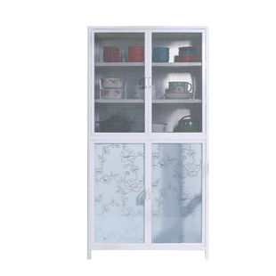 家用厨房多层收纳柜不锈钢透气网碗柜置物柜储物柜杂物柜防水防潮