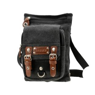 男女小腰包斜挎工具包帆布复古文艺百搭时尚潮春秋旅行可爱小背包