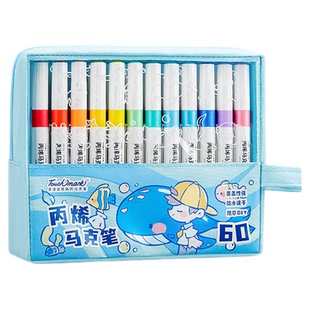 touch mark丙烯马克笔儿童学生美术专用不透色可叠色丙烯笔水彩笔