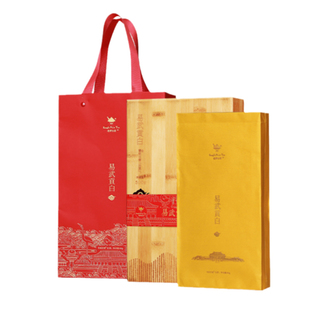 书剑古茶2020年易武贡白500g礼盒装云南易武大树月光白茶月光美人