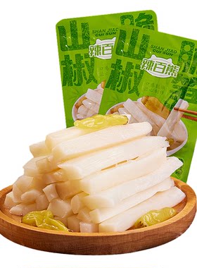 辣百熊山椒笋条笋片泡椒竹笋4包