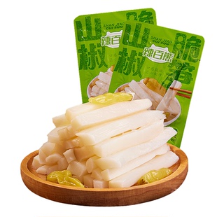 辣百熊山椒脆笋泡椒竹笋干开袋即食笋片笋条笋尖休闲零食小吃即食