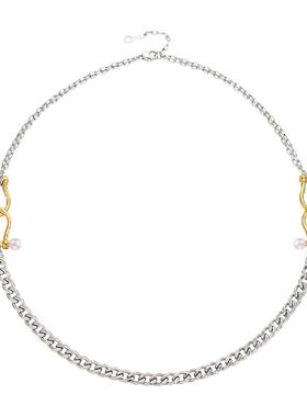 【低至6折】CIRCLE珠宝马蹄环系列银akoya珍珠项链手链中性朋克