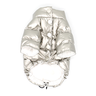 GiocoGiochi原创宠物秋冬厚款保暖太空银两脚羽绒服狗狗冲锋衣