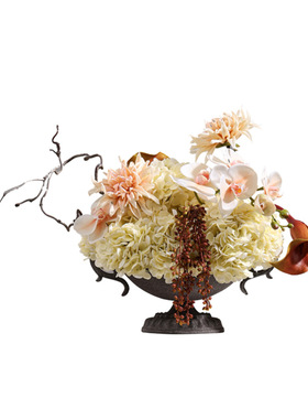 妖及法式艺术花瓶摆件客厅插花