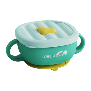 宝宝辅食碗婴儿吃饭专用饭碗防摔米糊保温儿童餐具316不锈钢恒温