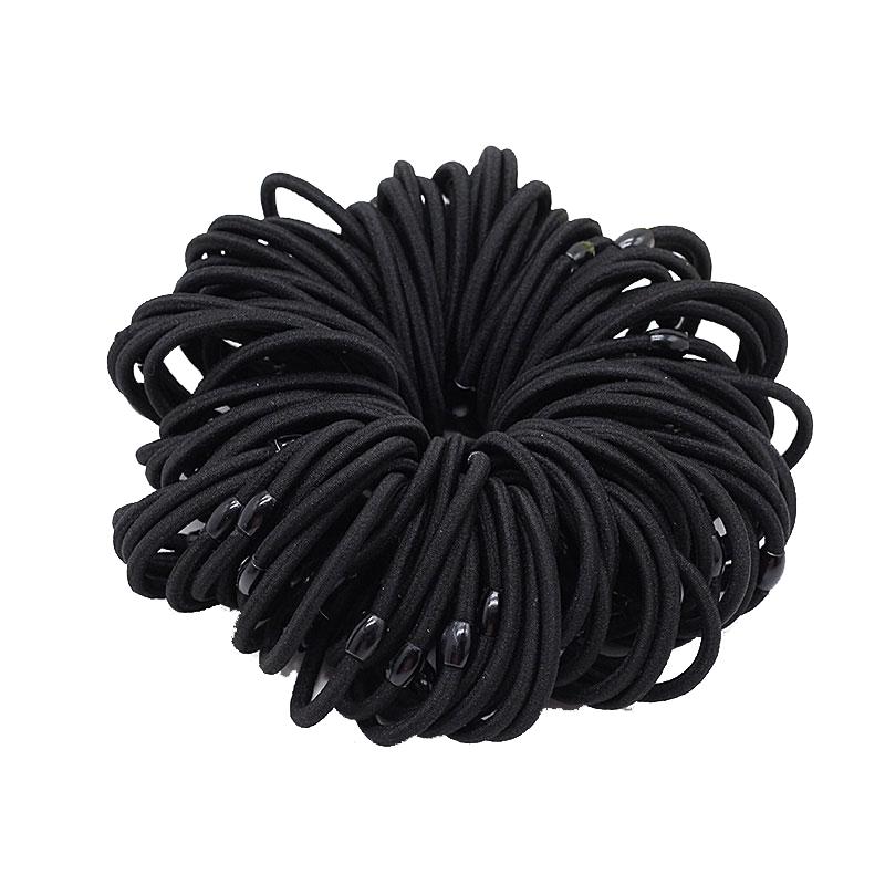 皮筋发绳韩国发饰高弹力加粗发圈女黑色扎头发头饰简约绑头发头绳