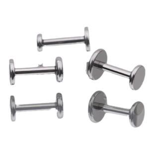 前后可戴圆饼耳钉F136植入级医用钛合金耳骨钉防过敏养耳洞基础钉