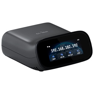 【新品】glinet RM10远程ipkvm支持无线WiFi6远程控制电脑32G云自部署服务器远程开机装系统机房维护家庭机柜