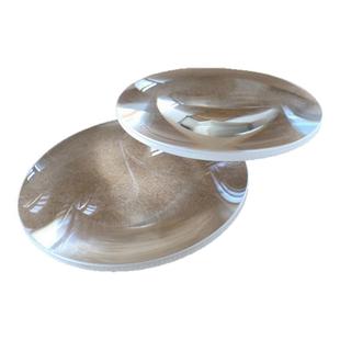 光学玻璃镜片双凸透镜25-127mm10倍放大镜投影仪工业实验科教仪器