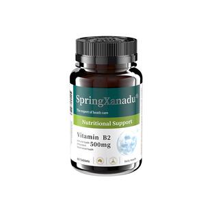 维生素b2大剂量500mg毫克核黄素vb维生素B族口腔上火美国进口正品