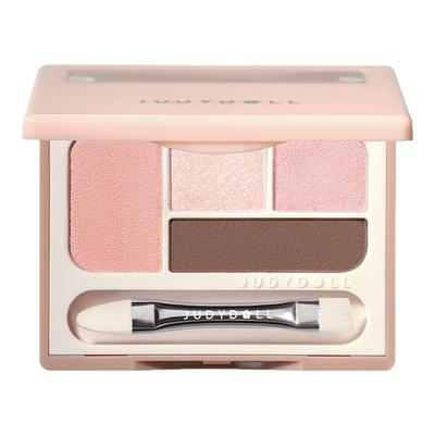 Judydoll橘朵卧蚕盘提亮下至高光四色眼影盘眼线修容日常多用盘