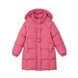 富罗迷女童羽绒服儿童装冬季新款洋气女孩款中长款加厚白鸭绒外套