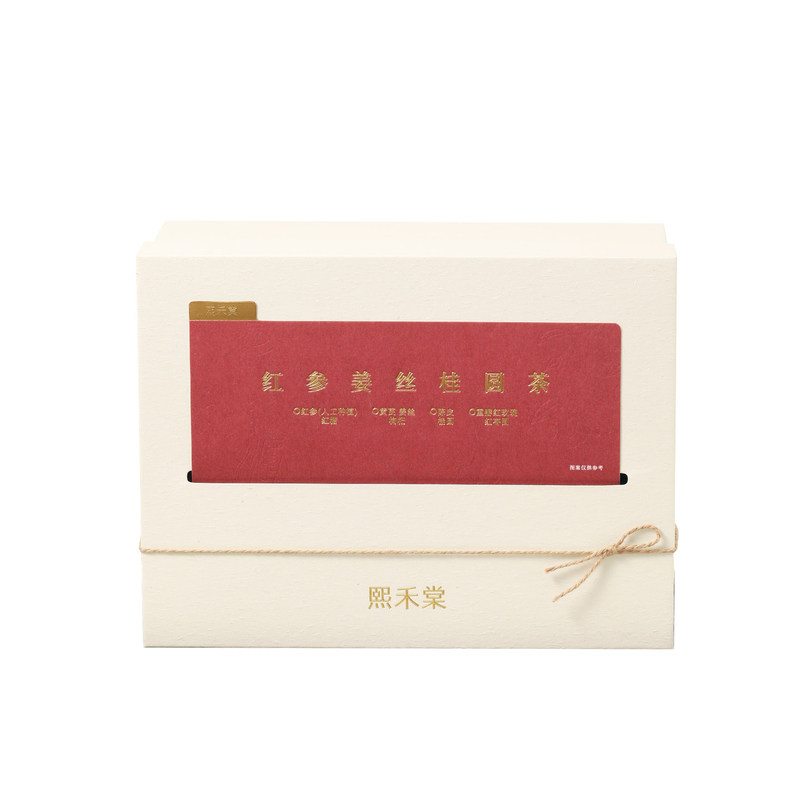 熙禾棠红参姜丝桂圆茶